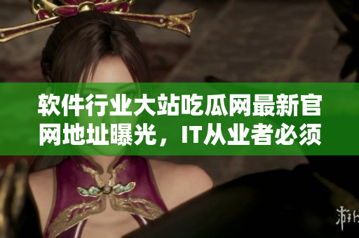 软件行业大站吃瓜网最新官网地址曝光，IT从业者必须知道！