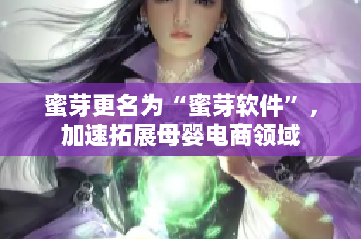 蜜芽更名为“蜜芽软件”，加速拓展母婴电商领域