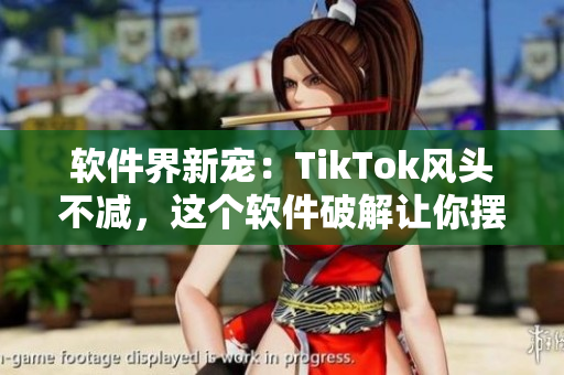 软件界新宠：TikTok风头不减，这个软件破解让你摆脱高额订阅费！