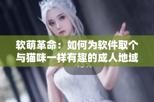 软萌革命：如何为软件取个与猫咪一样有趣的成人地域网名