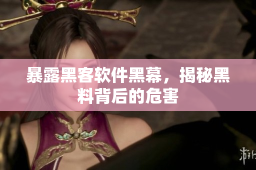 暴露黑客软件黑幕，揭秘黑料背后的危害