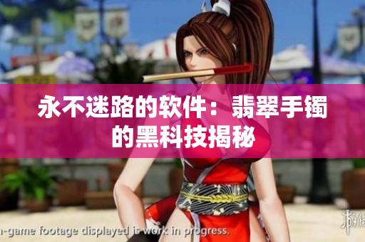 永不迷路的软件：翡翠手镯的黑科技揭秘