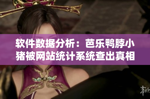 软件数据分析：芭乐鸭脖小猪被网站统计系统查出真相