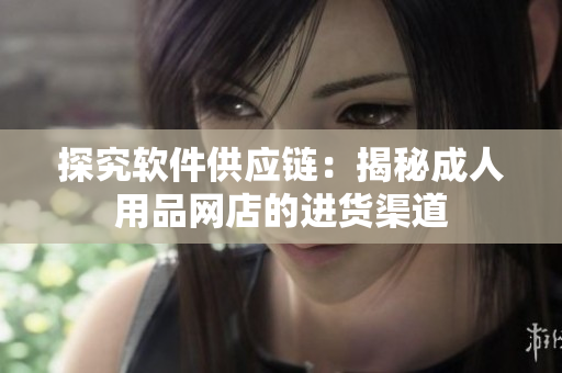 探究软件供应链：揭秘成人用品网店的进货渠道