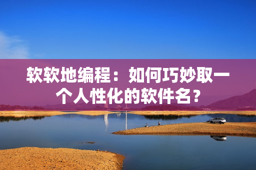 软软地编程：如何巧妙取一个人性化的软件名？