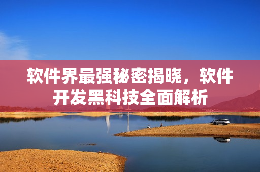 软件界最强秘密揭晓，软件开发黑科技全面解析