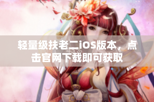 轻量级扶老二iOS版本，点击官网下载即可获取